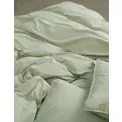 Senja bedding 260x220cm with 2 pillowcases 60x70cm green with fine herringbone pattern - 2