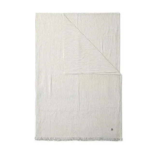 Pled Fine Stripe 150x200cm antracyt