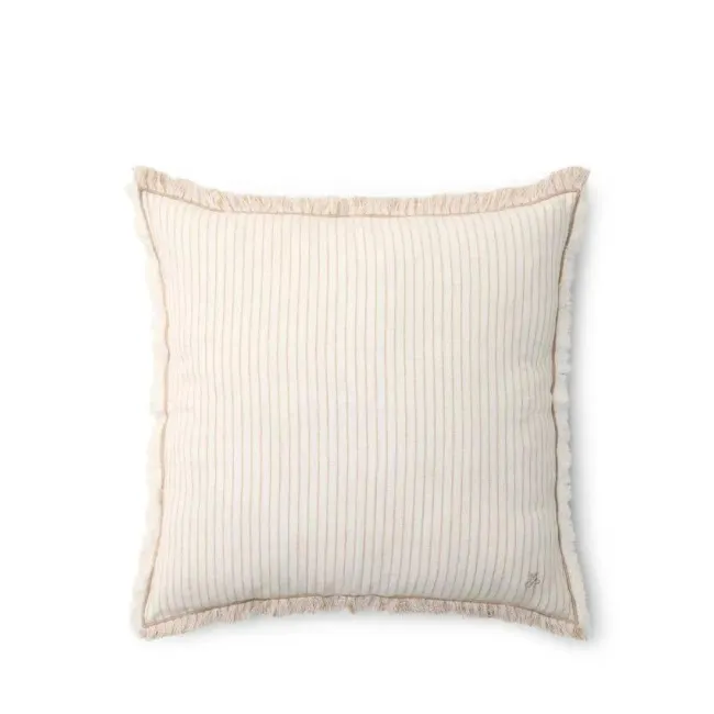 Poduszka Fine Stripe 50x50cm beżowa