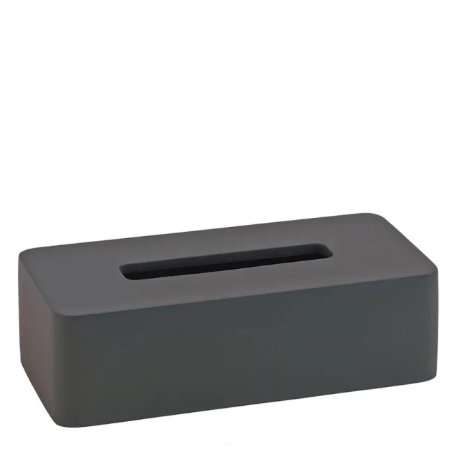 Ona tissue box dark grey