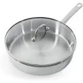 Patelnia Bright 28cm 5,3l głęboka z pokrywką - 1