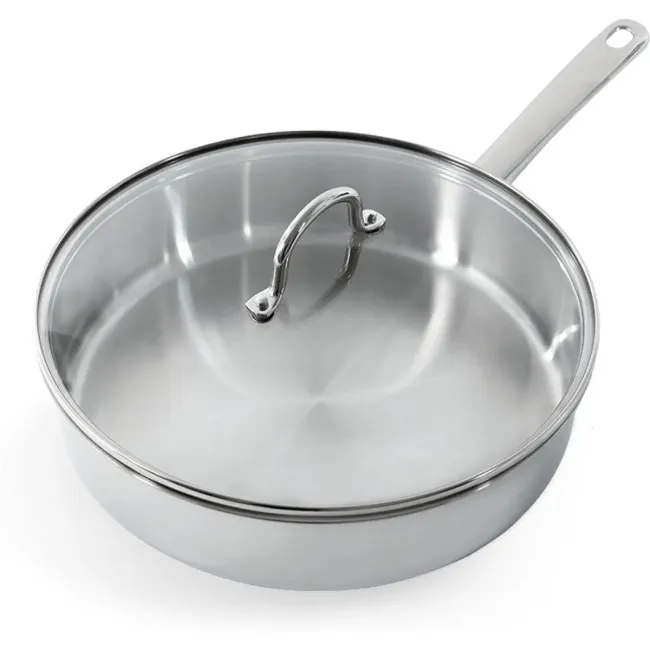 Patelnia Bright 28cm 5,3l głęboka z pokrywką