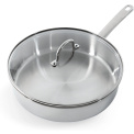 Patelnia Bright 28cm 5,3l głęboka z pokrywką - 1