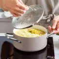 Garnek Nordics 16cm 1,58l z pokrywką kremowy - 5
