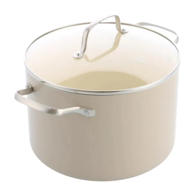 Garnek Nordics 24cm 7,6l z pokrywką kremowy