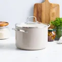 Nordics saucepan 24cm 7,6l with lid cream - 5