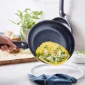Cambridge Cookware Set – 3 saucepans with lids + 2 Frying Pans 20+24 cm - 6