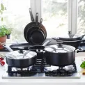 Cambridge Cookware Set – 3 saucepans with lids + 2 Frying Pans 20+24 cm - 3