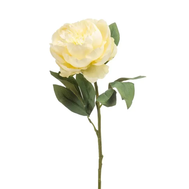 Yellow peony 66cm