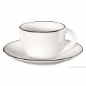 a'Table Ligne Espresso Cup with Saucer 70ml - 1