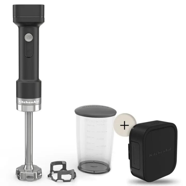 Cordless hand blender Go with battery – black