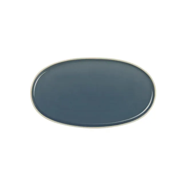 Semana Platter 28,5x16cm blue