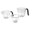 Komplet 3 miarek kuchennych 250+500+1000ml  - 1