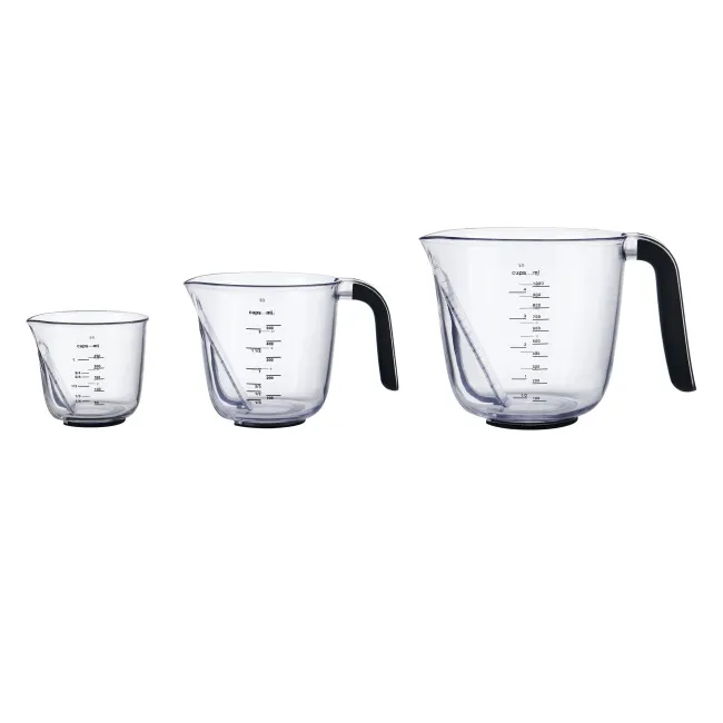 Komplet 3 miarek kuchennych 250+500+1000ml
