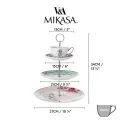 3-Tier Cake Stand 34x27cm Alice in Wonderland - 12