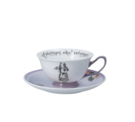 Filiżanka ze spodkiem 140ml Alicja w krainie czarów