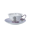 Filiżanka ze spodkiem 140ml Alicja w krainie czarów - 1