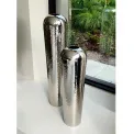 Hammered stainless steel vase 61,5×19,5cm - 3