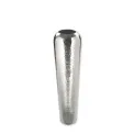 Hammered stainless steel vase 61,5×19,5cm - 1