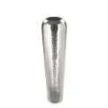 Hammered stainless steel vase 77,5×19,5cm - 1