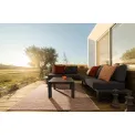 Outdoor cushion cover 45×45cm grey - 3