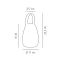 Lampa stołowa LED 16x11cm USB-C + pilot - 2