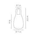 Lampa stołowa LED 16x11cm USB-C + pilot - 7