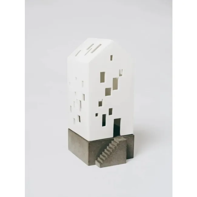 House lantern 19x9x8cm apartment building