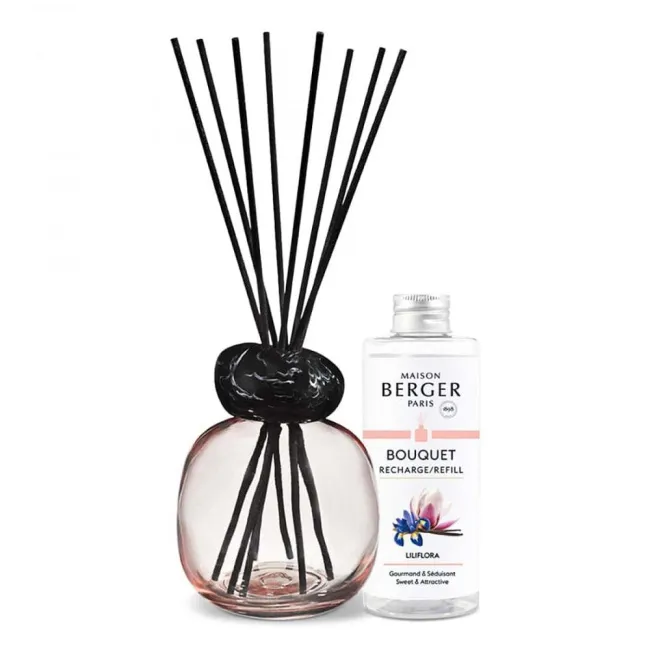 Reed diffuser set Pink&Black Minerals 260ml + Magnolia Liliflora