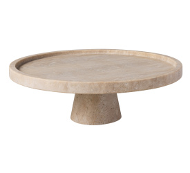 Patera na nodze Manufacture Travertine 28x10cm