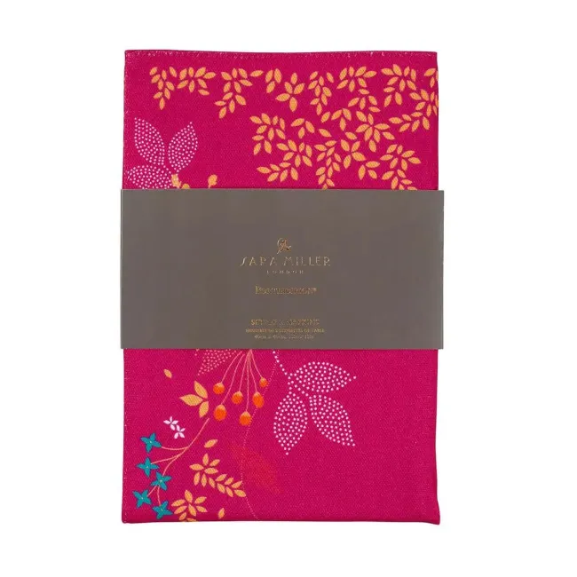 Set of 2 Sara Miller Napkins 40cm pink - 1