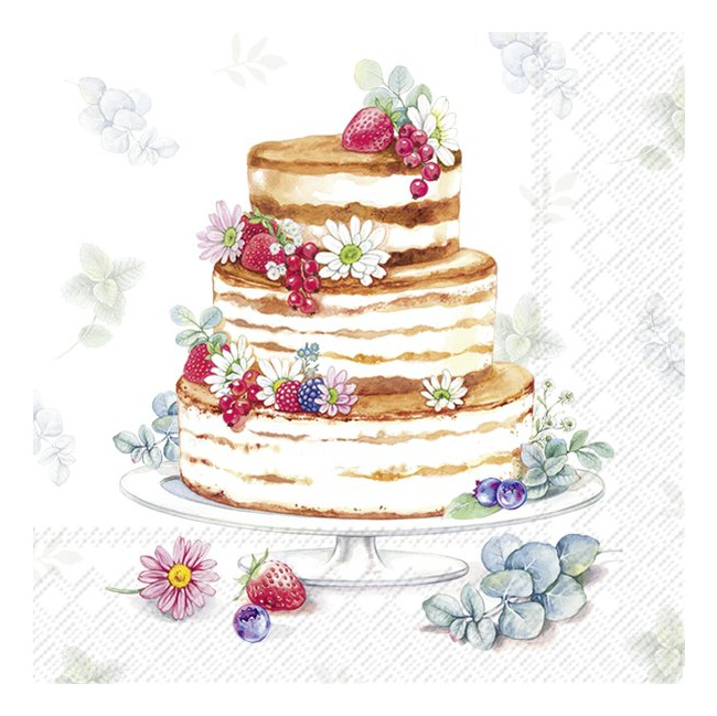 Serwetki 25cm sweet cake