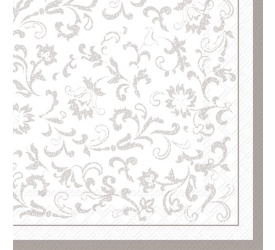 Serwetki 25cm Grey Pearl 