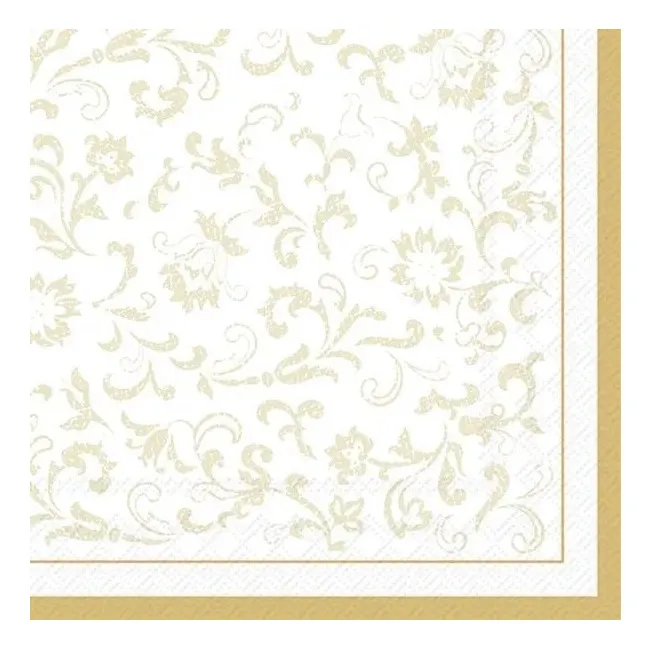 Napkins 25cm Ivoire