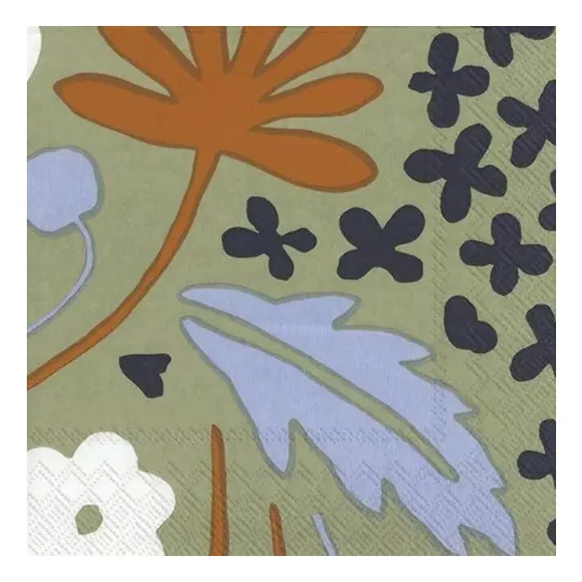 Napkins 33cm suvi green