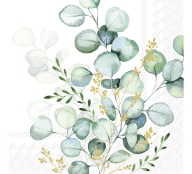 Serwetki 33cm eucalyptus bouquet