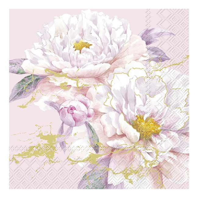 Serwetki 33cm happy peony