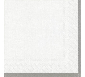 Serwetki 33cm linen white