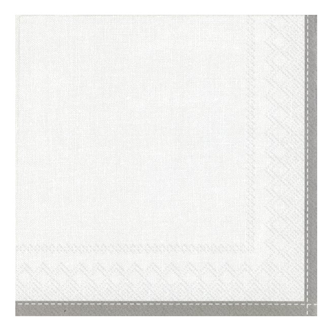 Serwetki 33cm linen white