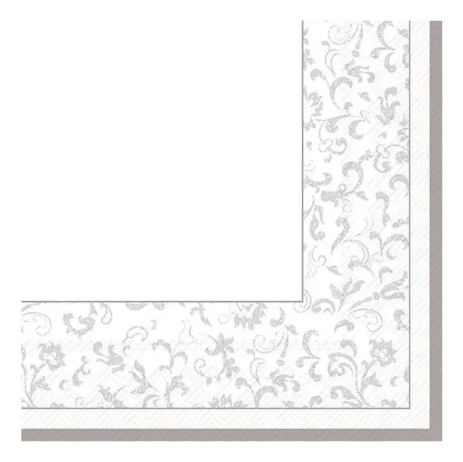 Napkins 33cm grey pearl