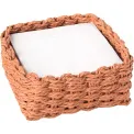 Napkin holder 15cm terracotta paper - 1