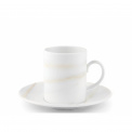Vera Wang Venato Imperial Espresso Cup with Saucer 75ml - 1