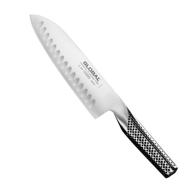 Nóż 18cm Santoku żłobiony
