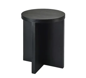Stolik Cole 30x35x42cm czarny drewniany