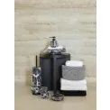 Cole side table 30x35x42cm black wooden - 5