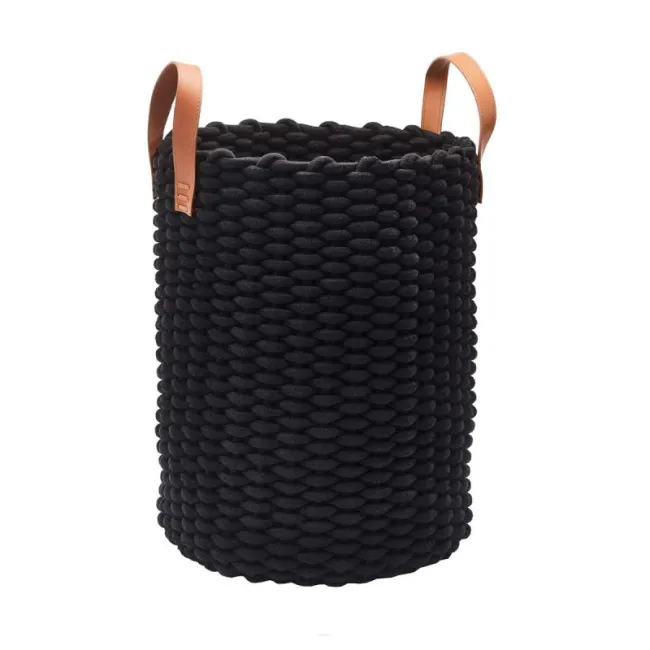 Rudon laundry basket 35x45cm 45L black