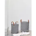 Rudon laundry basket 35x45cm 45L gray - 5