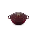 La Marmite cast iron pot 26cm 4.1L garnet