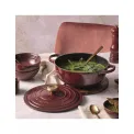 La Marmite cast iron pot 26cm 4.1L garnet - 6