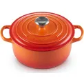 Garnek żeliwny 20cm 2,4l płomienny - 2